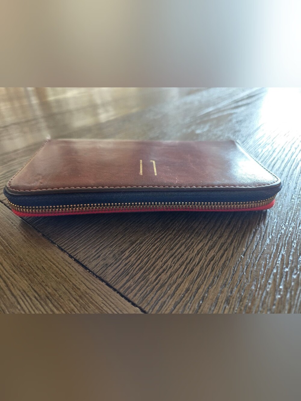 Clare V. half Zip Wallet Brown - Picture 4 of 12